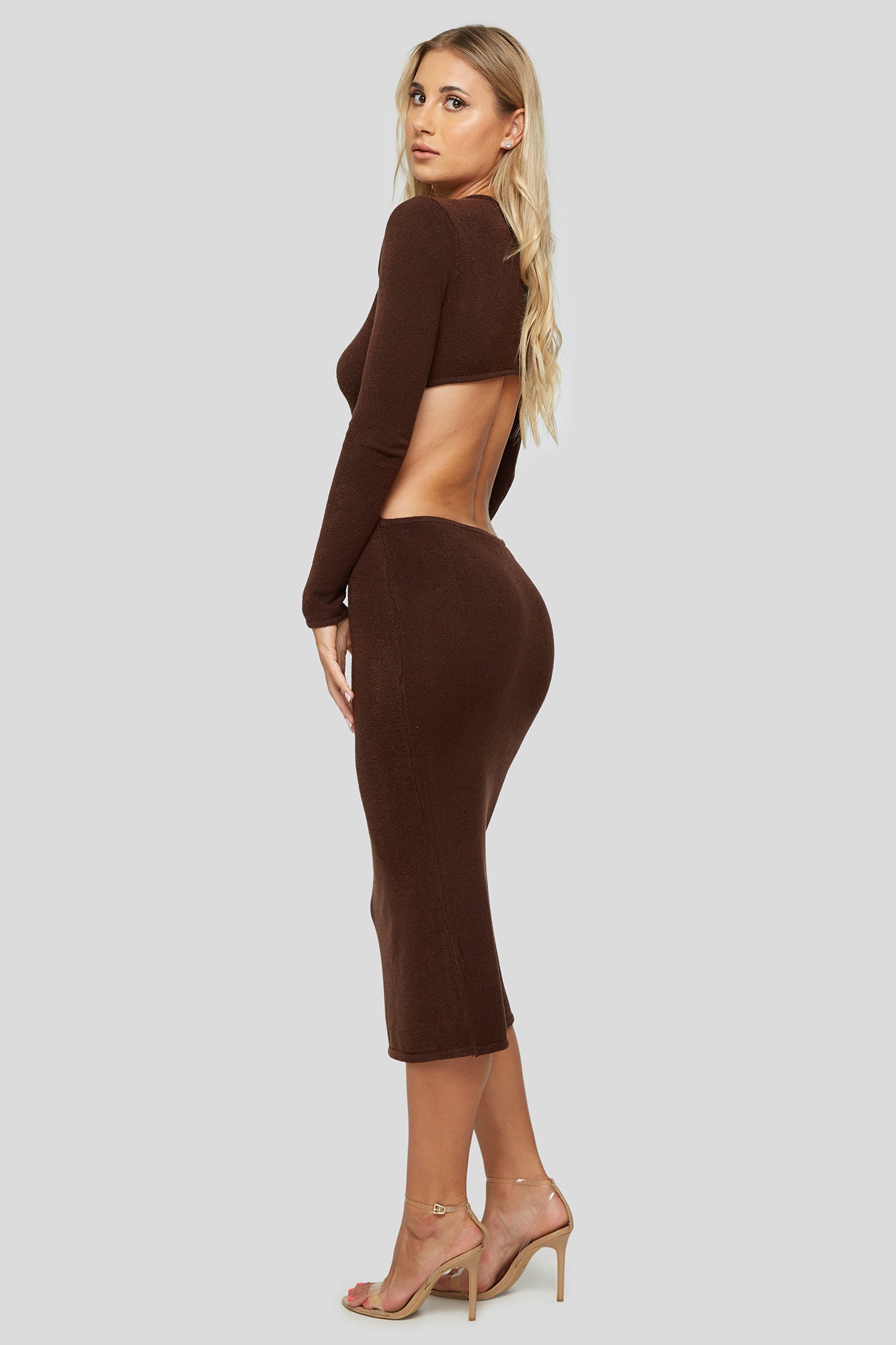 Dress ALANA brown