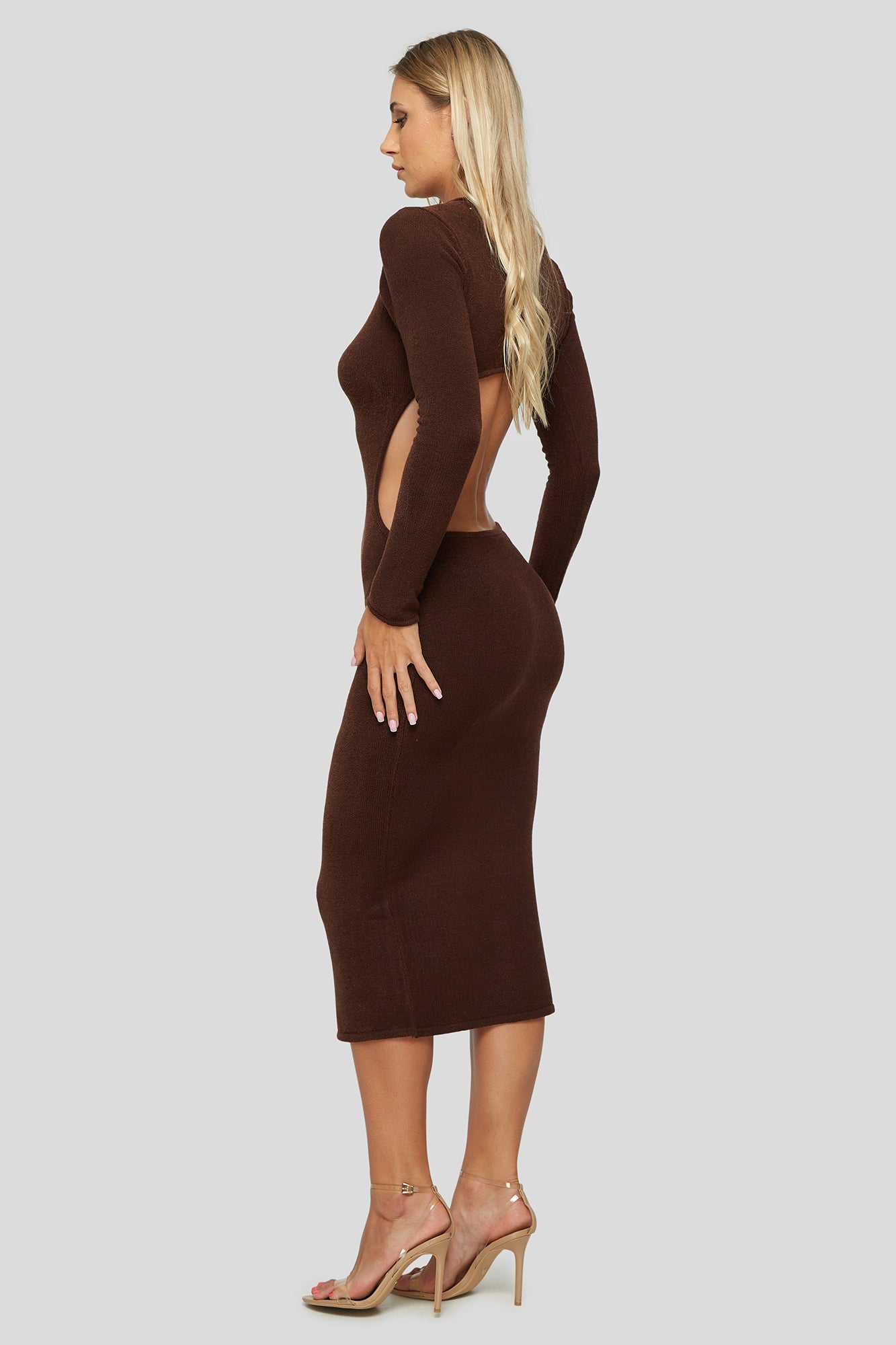 Dress ALANA brown